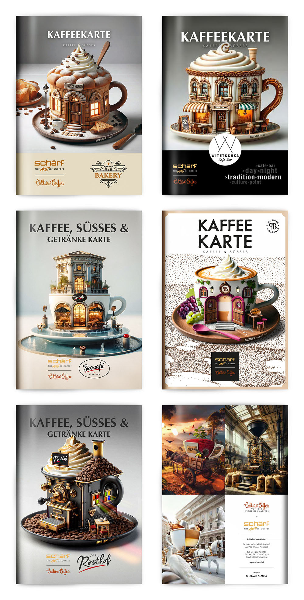 Culture Coffea Custom Tassenart – individuelles Kaffeekarten-Cover