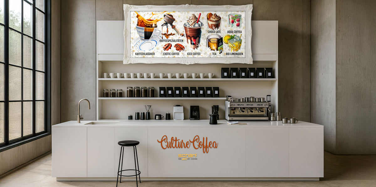 Culture Coffea skalierbares Menüboard Design 02