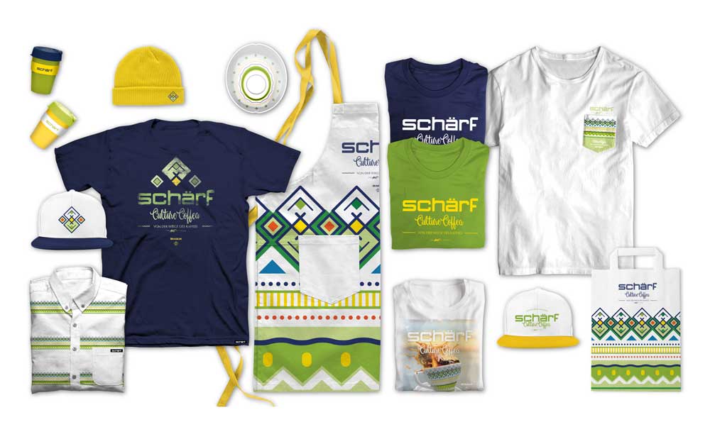 Culture Coffea Merchandise – brasilianisches Muster