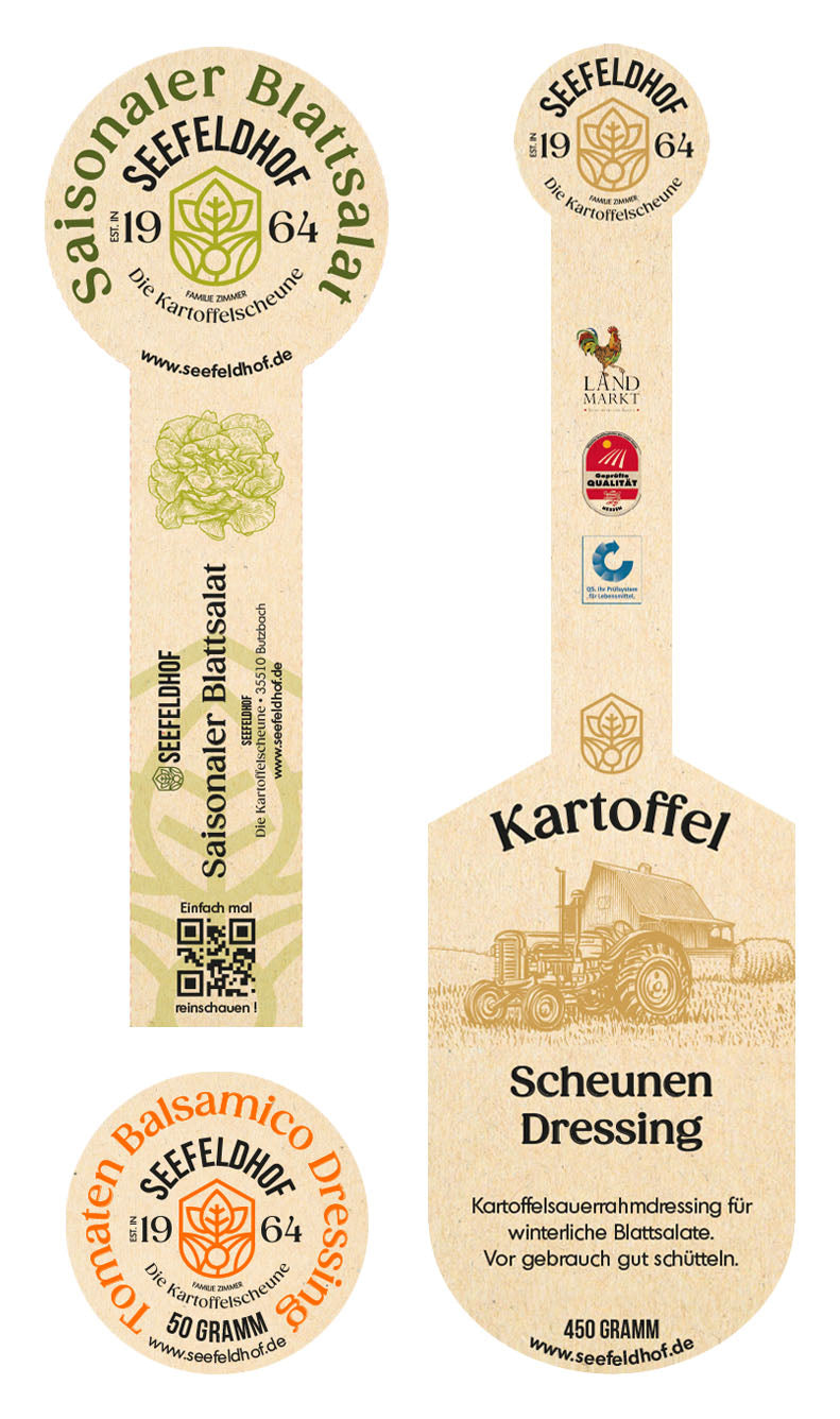 Seefeldhof Produktbranding Sortiment