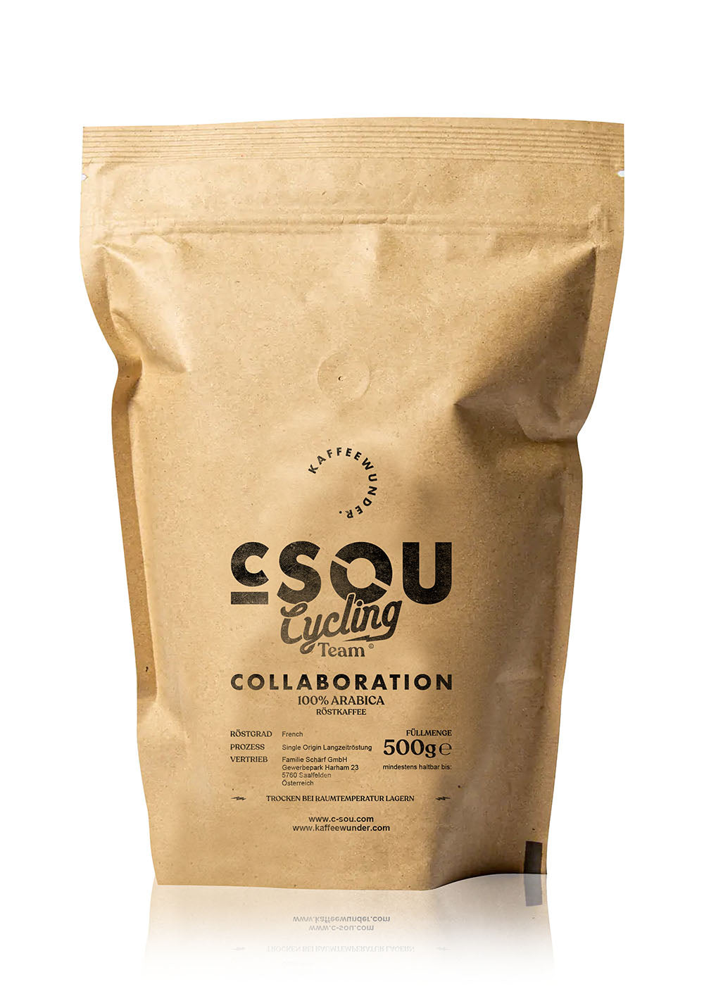 CCT Kaffeewunder Kaffee Verpackungsprototyp