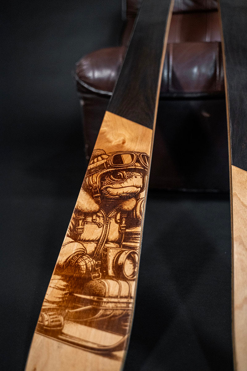Timber Turtle Tracks – handgefertigter Ski